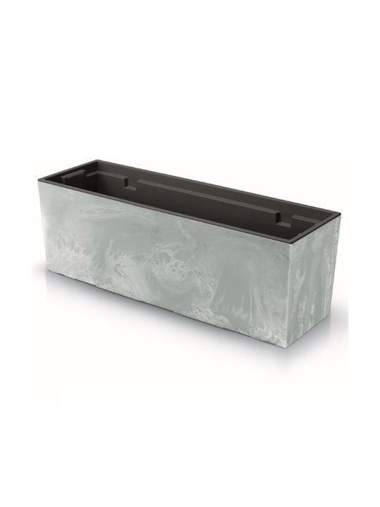 Next Plastic Light Gray Planter Box 77x23.5x24.6cm
