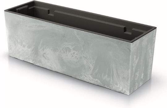 Next Plastic Light Gray Planter Box