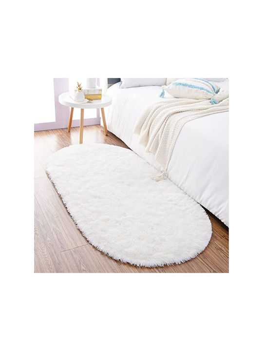 SteweHome Αντιολισθητικό Χαλί Ορθογώνιο Λευκό 100x290cm