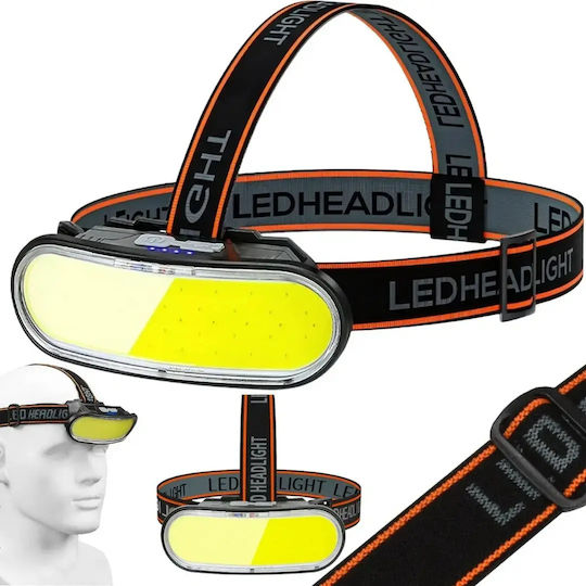 Verk Group Rechargeable LED Head Flashlight