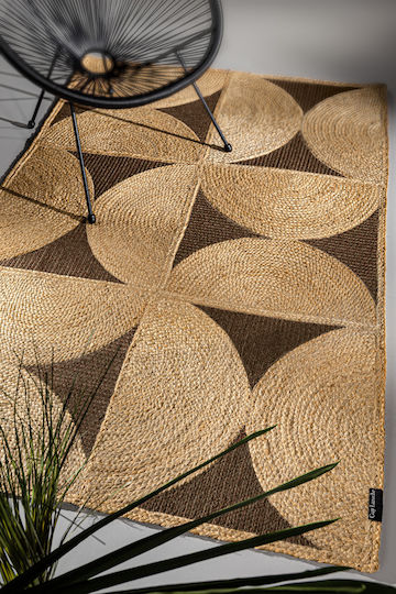 Guy Laroche Mirage Wohnzimmer Teppich Sommer aus Jute Choco 70x200cm