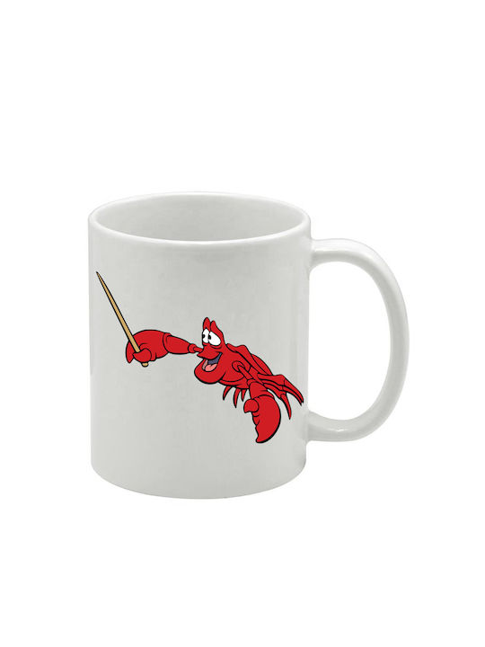 Weiße Tasse Ariel