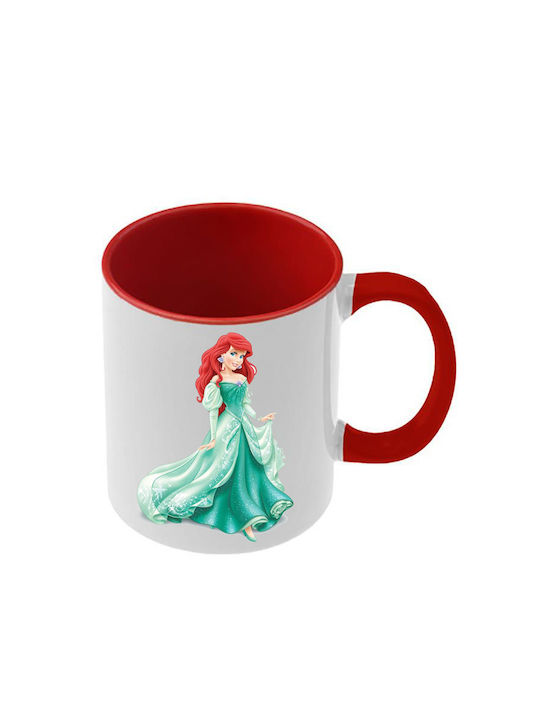 Tasse Ariel Rote Griff Innenraum