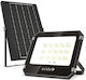 Jager Waterproof Solar LED Flood Light 10W Warm White with Remote Control IP65