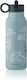 Liewood Race Cars Stainless Steel Kids Water Bottle Thermos with Straw Blue 350ml