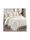 SteweHome Double Quilt Set 245x245cm French Lace 6 Pieces
