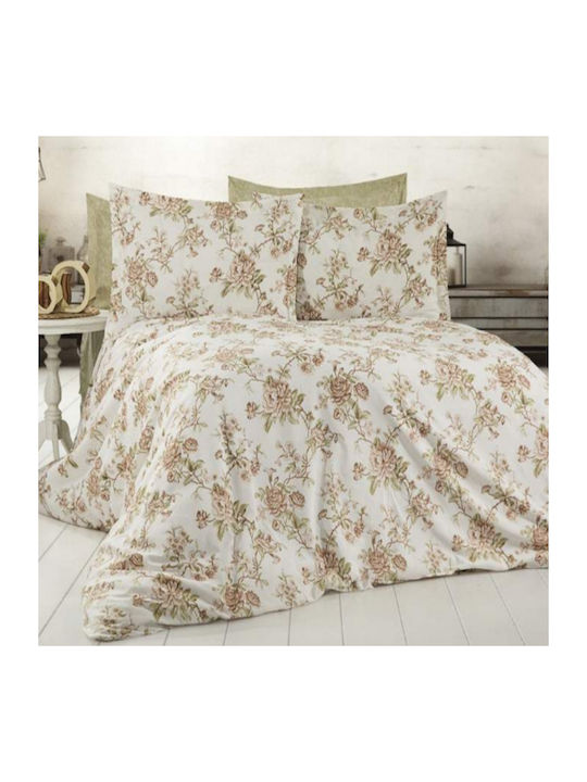 MayHome Set Quilt Single 160x240cm Polycotton Floral