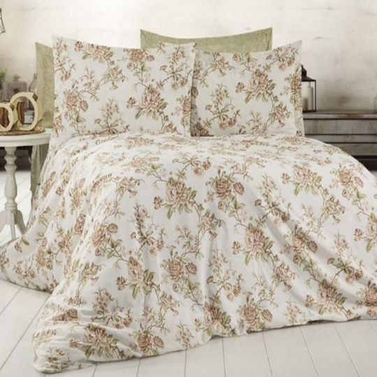 MayHome MayHome Set Steppdecken Einzeln 160x240cm Polycotton Floral