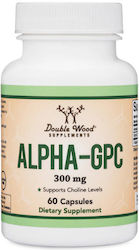 Double Wood Alpha GPC 300mg 60 κάψουλες
