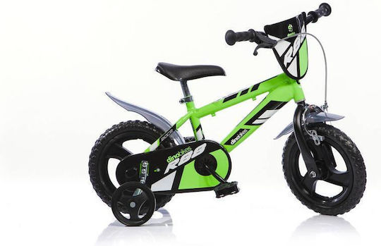 Dino Bikes 12" Детски Велосипед BMX Зелен