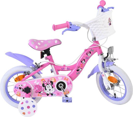 Minnie Mouse Bicicletă Copii BMX Alb 12"