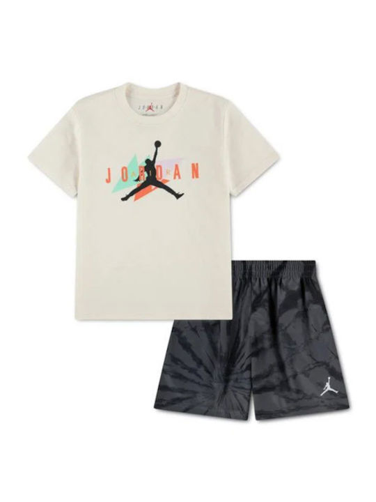 Kids Set with Shorts Summer 2 Pieces White
