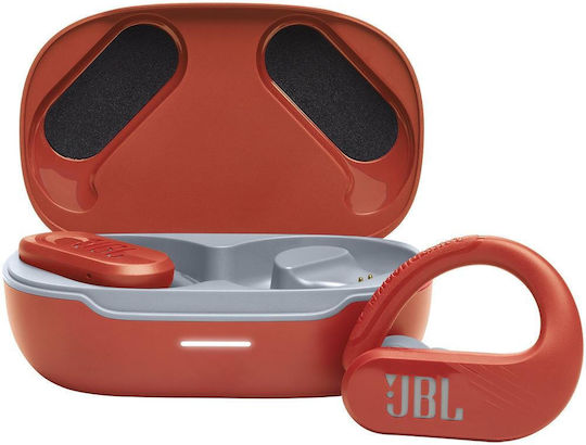 JBL Endurance Peak 3 In-ear Bluetooth Handsfree Căști cu Rezistență la Transpirație și Husă de Încărcare Portocalie