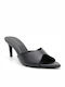 Mules With High Heel In Black Colour