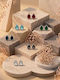 The Gem Stories Silver Stud Earrings with Beige Stones