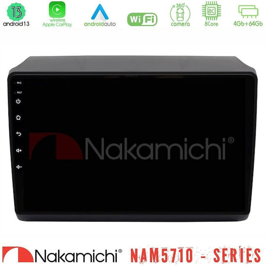 Nakamichi Car Audio System for Peugeot Boxer Fiat Ducato Citroen Jumper 2024-2025 Bluetooth USB Wi-Fi GPS Apple CarPlay Android Auto with 9 Inch Touch Screen