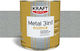 Kraft Βερνικόχρωμα Αντισκωριακό Διαλύτου 0.75lt Ασημι Ματ