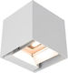 V-TAC Wall Mounted Solar Light 9W Adjustable White with Motion Sensor and Photocell IP65