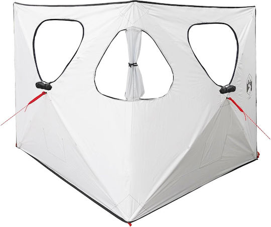vidaXL Καλοκαιρινή Σκηνή Κυνηγιού Λευκή 145x145x150εκ.
