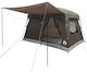 vidaXL Summer Camping Tent Brown 380x260x190cm
