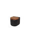 Andrea House Keramik Kaffeevase mit Deckel Schwarz 680ml 1 Stück