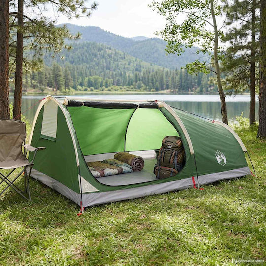 vidaXL Σκηνή Camping Τούνελ Πράσινη 4 Εποχών για 1 Άτομο