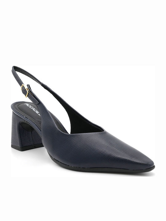 Piccadilly Pantofi Cu Toc Albastru Marin
