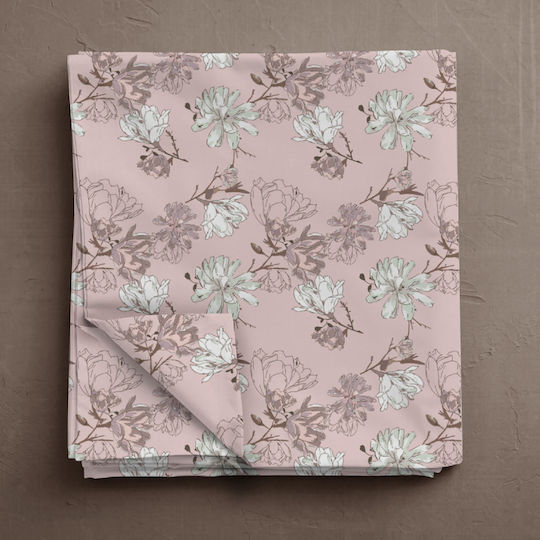 Bettlaken Für Einzelbett 160x260cm Magnolia-Rosa