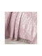 SteweHome Super-Double Bed Sheets Set 250x260cm Pink 4 Pieces