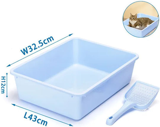 Lecă Deschisă Pentru Toaleta Pisicii Farăș – L43 X l32.5 X H12cm