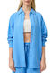 Long Sleeve Women's Shirt Light Blue
