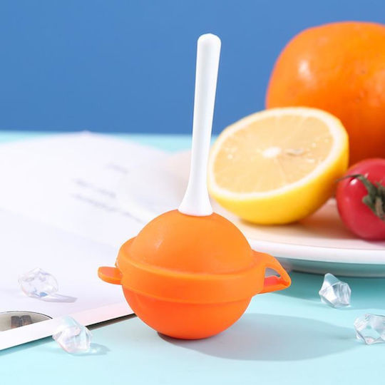 Ice Cream Lollipop Shape Mold LsCook Baby Food Freezers Large Orange Silicone Ice Cream Lollipop Shape Mold LsCook Baby Food Freezers Large Orange Silicone