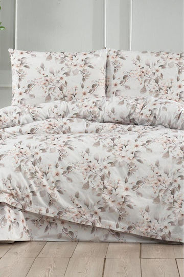 SteweHome Cotton Duvet Cover Set 200x220cm Double With 2 Pillowcases Multicolour