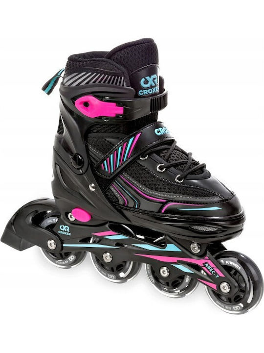 Croxer Optima Inline Αυξομειούμενα Rollers Μαύρα Παιδικά Croxer Optima Inline Αυξομειούμενα Rollers Μαύρα Παιδικά