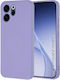 Techsuit Purple Silicone Back Cover (Oppo Reno15 F)