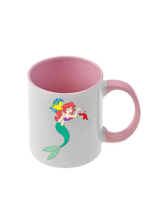 Photoretous Keramiktasse Ariel Rosa Mit Griff I...