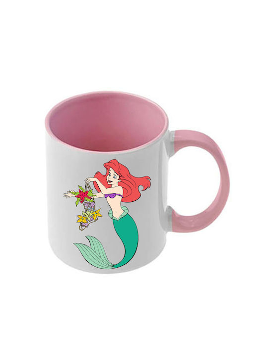 Photoretous Keramiktasse Ariel Rosa Mit Griff I...