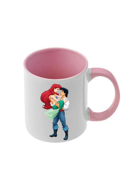 Photoretous Keramiktasse Ariel Rosa Mit Griff I...