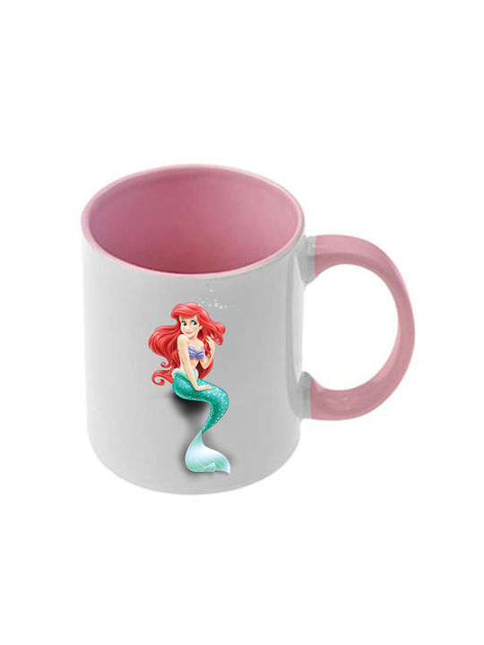 Photoretous Keramiktasse Ariel Rosa Mit Griff I...