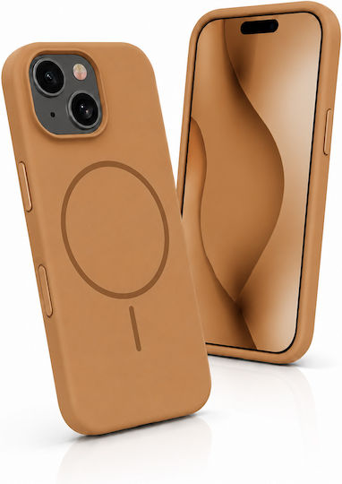 Silicone Dünne Mag Hülle Für iPhone 13 6 1" Karamell