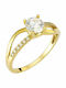Ioannis Kosmima Single Stone Ring From 9K Gold