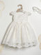 Lollipop White Baptism Dress Made of Lace