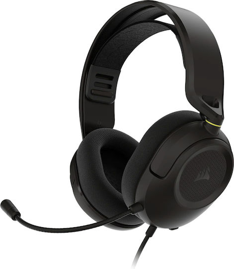 Corsair HS35 V3 Over Ear Gaming Headset with 3.5mm Connection Carbon for Nintendo Switch / Nintendo Switch 2 / PC / PS4 / PS5 / XBOX