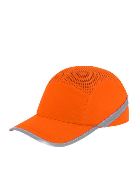 Καπέλο Τζόκευ Ασφαλείας Bwolf Trivor Orange Hv
