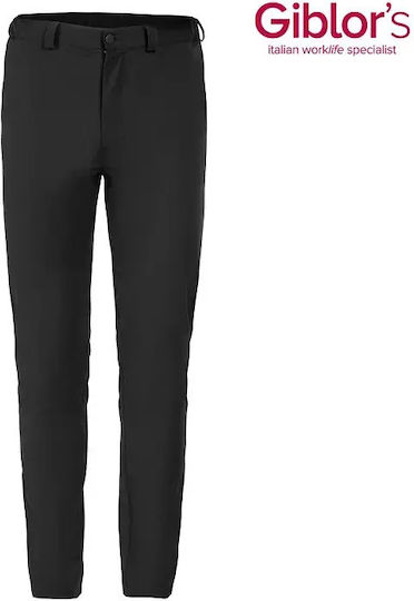 Oliver Unisex Professional Black Chef Pants Sorona Ripstop Black
