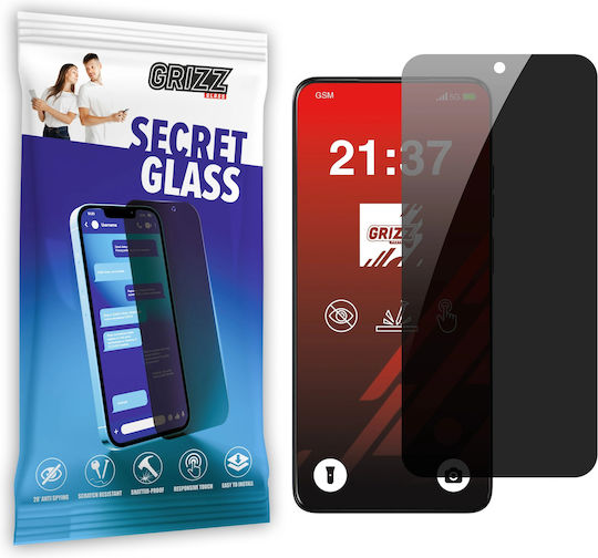 GrizzGlass Ceramic Privacy Tempered Glass (Moto G05 / E15)