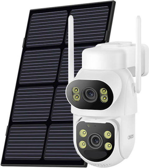 XO CR19 IP Dual Surveillance Camera 4G Full HD+ 4MP Waterproof Battery with Two-Way Communication and 4mm Lens