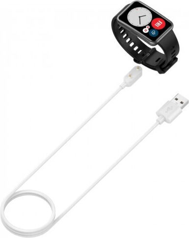 Καλώδιο Φόρτισης Usb Huawei Φορτιστής για Huawei Band 11 / 11 Pro Λευκός
