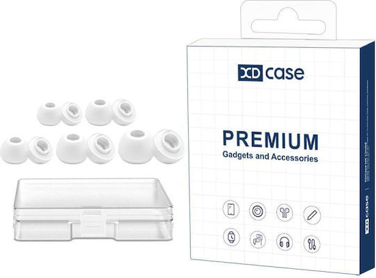 AirPods Pro 3 Xdcase 5 Pairs Replacement Silicone Ear Tips Size L M S XS XXS White