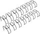 Opus Metal Bookbinding Spiral 12.7mm Black 100 Pieces